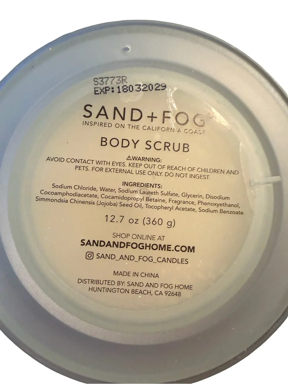 SAND + FOG NWT Qty 4 Marshmallow Skies Bath & Body Set - Navy & Gold Accents
